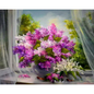 Flower & Woman Paint By Numbers Kit